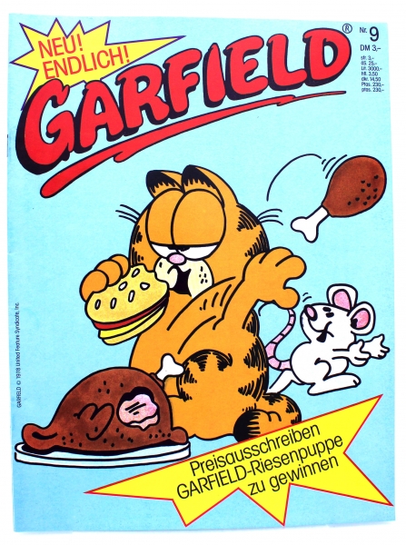Garfield Comic Magazin Nr. 9 (1986): Blitz und Donner von Bavaria Comic Verlag